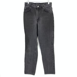 VTG Levi's Orange Tab Jean Mens 28" X 29" 90s Black Wash Straight Leg Classic